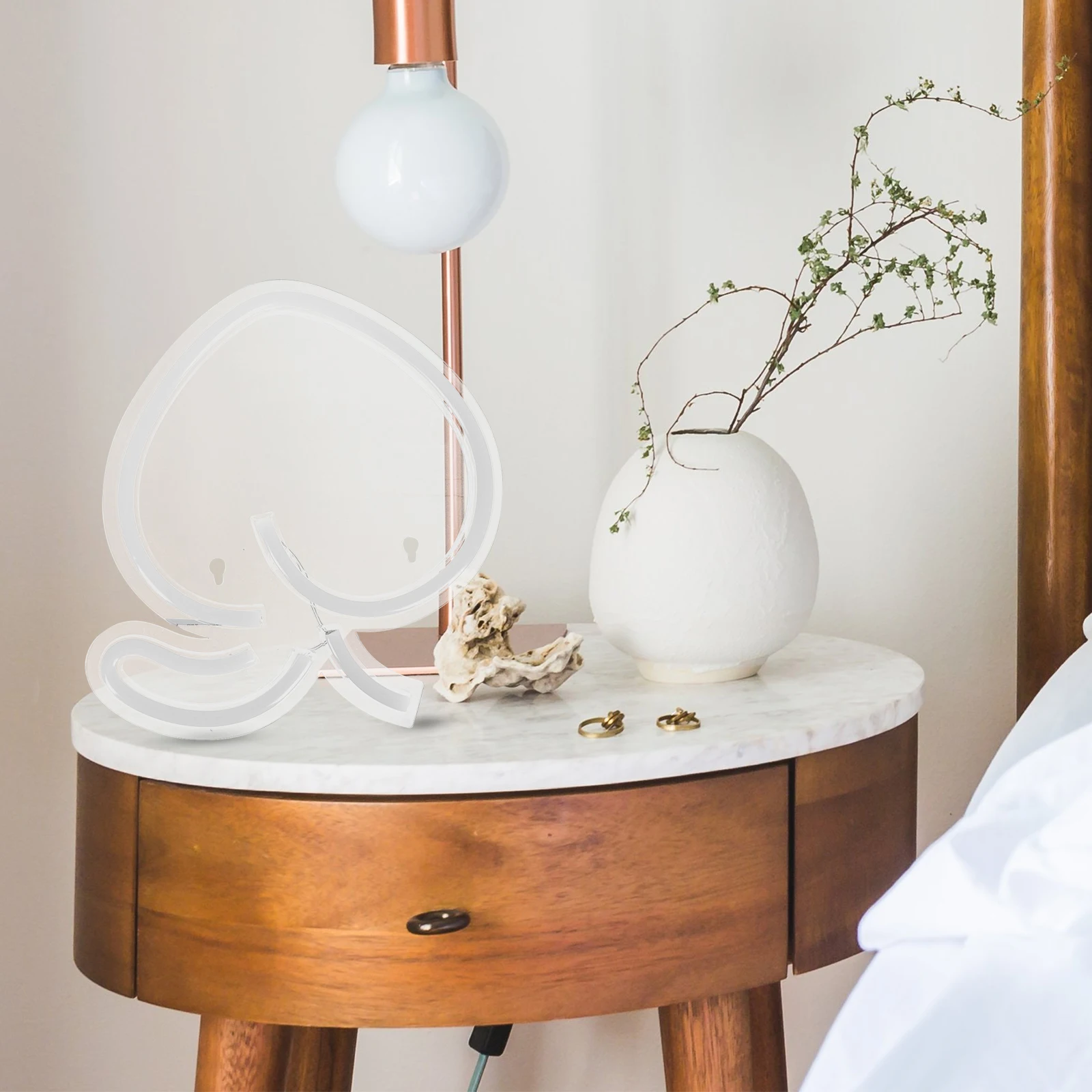 

1Pcs Neon Night Shape LED Neon Sign USB Rechargeable Decorative Home Atmosphere Lamp Party Room Light