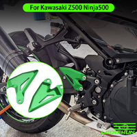 LEDISHUN Motorcycle Footpedal Pedal Kit Heel Plate Protective cover Accessory compatible with Kawasaki Z500 Ninja500 ninja 2024