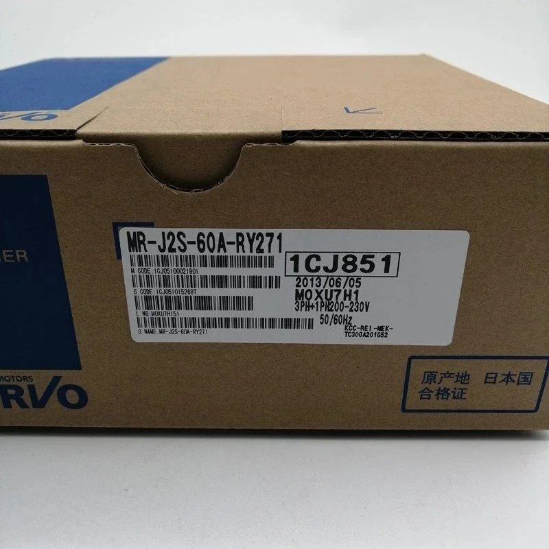 

1PC New MR-J2S-60A-RY271 Servo Drive MRJ2S60ARY271