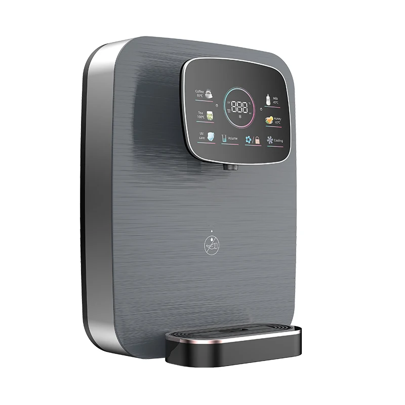 

Hot selling：Electric UV Hot & Cold Mini Plastic Automatic Wall-Mounted Water Dispenser for Household & Hotel Use