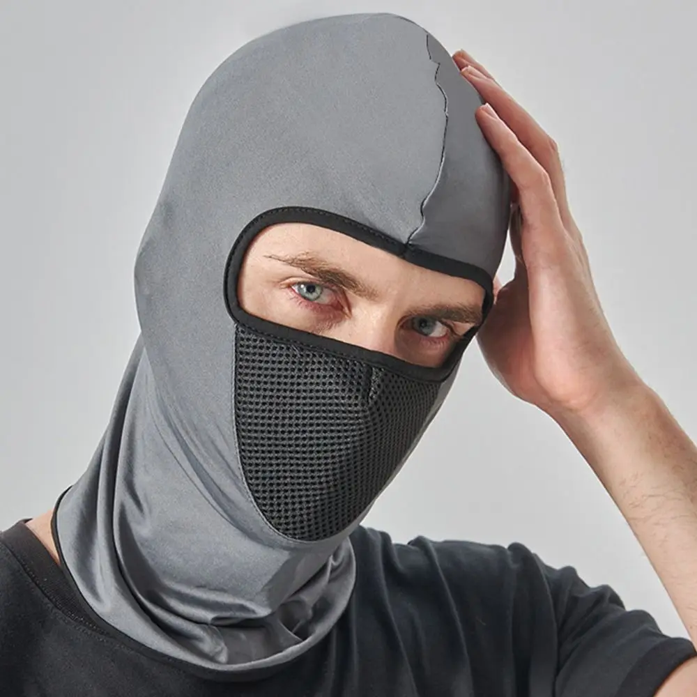 Face Hood Windproof Full Face Cap Breathable UV Protection Cycling Balaclava Cooling Neck Women Men