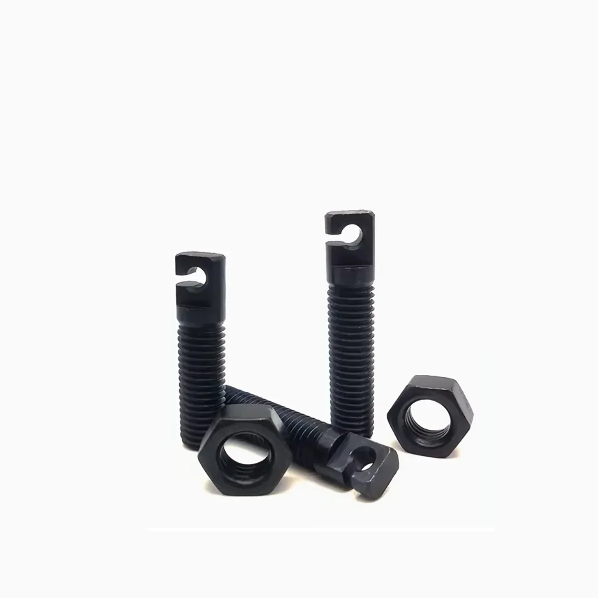 Carbon Steel Black Notched Hole Type Tension Spring Support Column AIPOK4/5/6/8-15/20/25/30/40