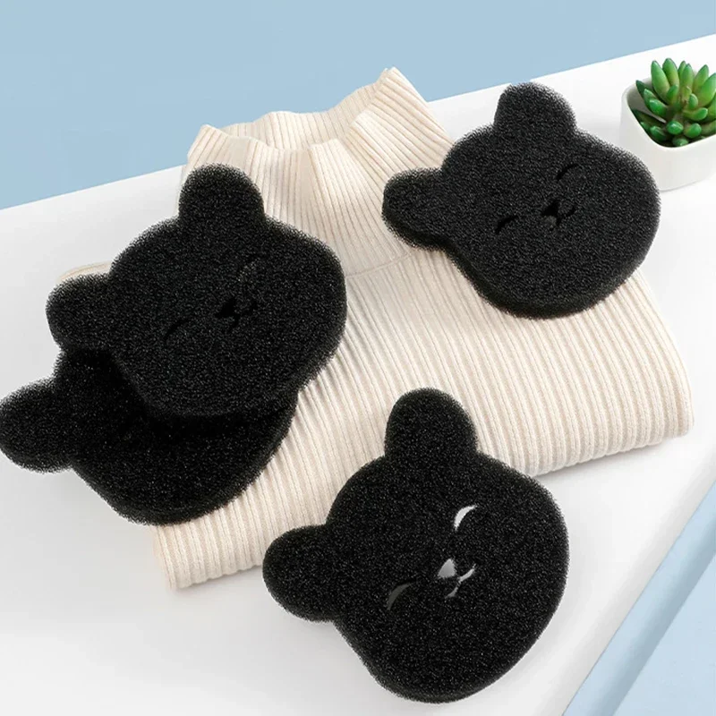 20/2pcs Bear Shape Laundry Ball Pet Hair Remover Reusable Clothes Sofa Cat Dog Hair Cleaning Sponge Washing Machine Lint Catcher