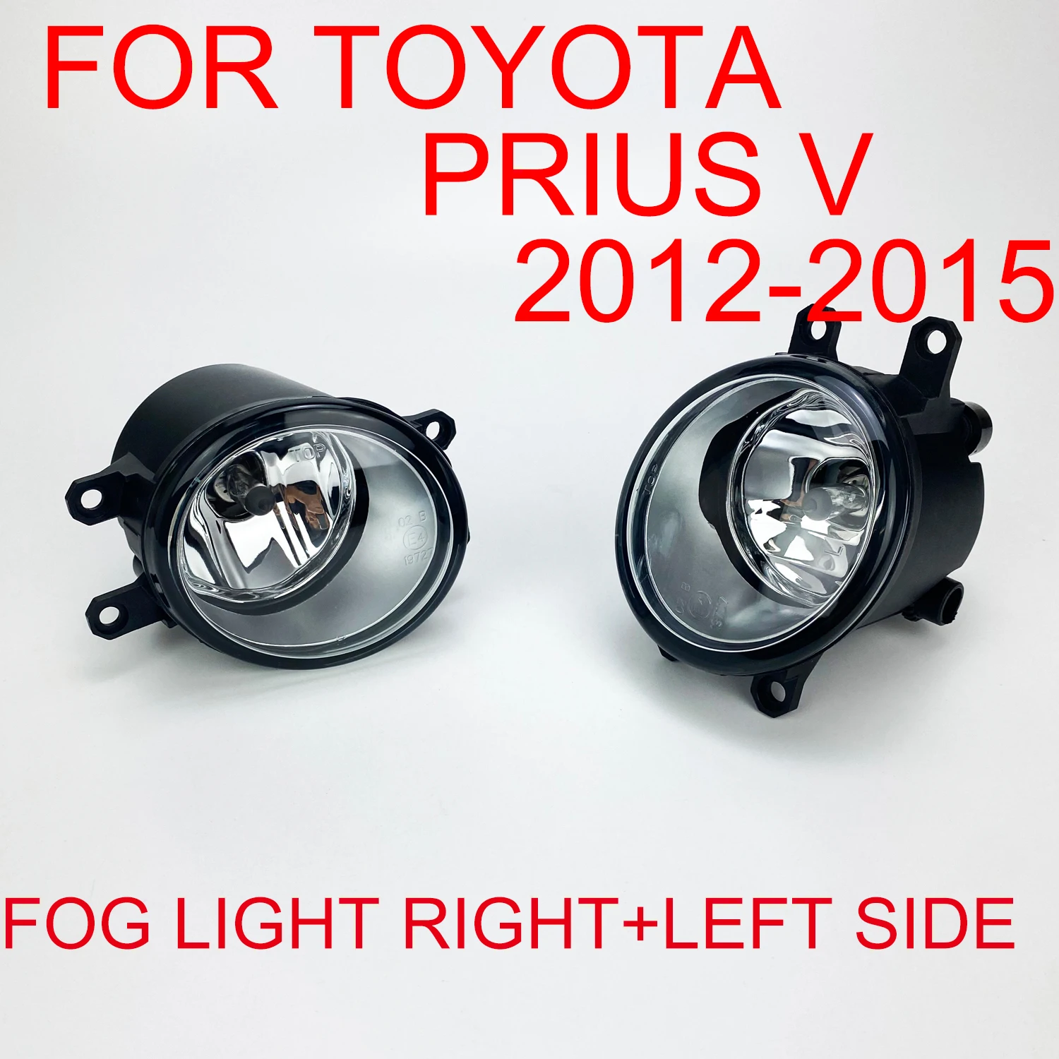 

Fog Lights Spot Driving Lamps For Toyota Prius V 2012 2013 2014 2015 Right+Left Side Direct Replacement Bulb H11-12V-55W