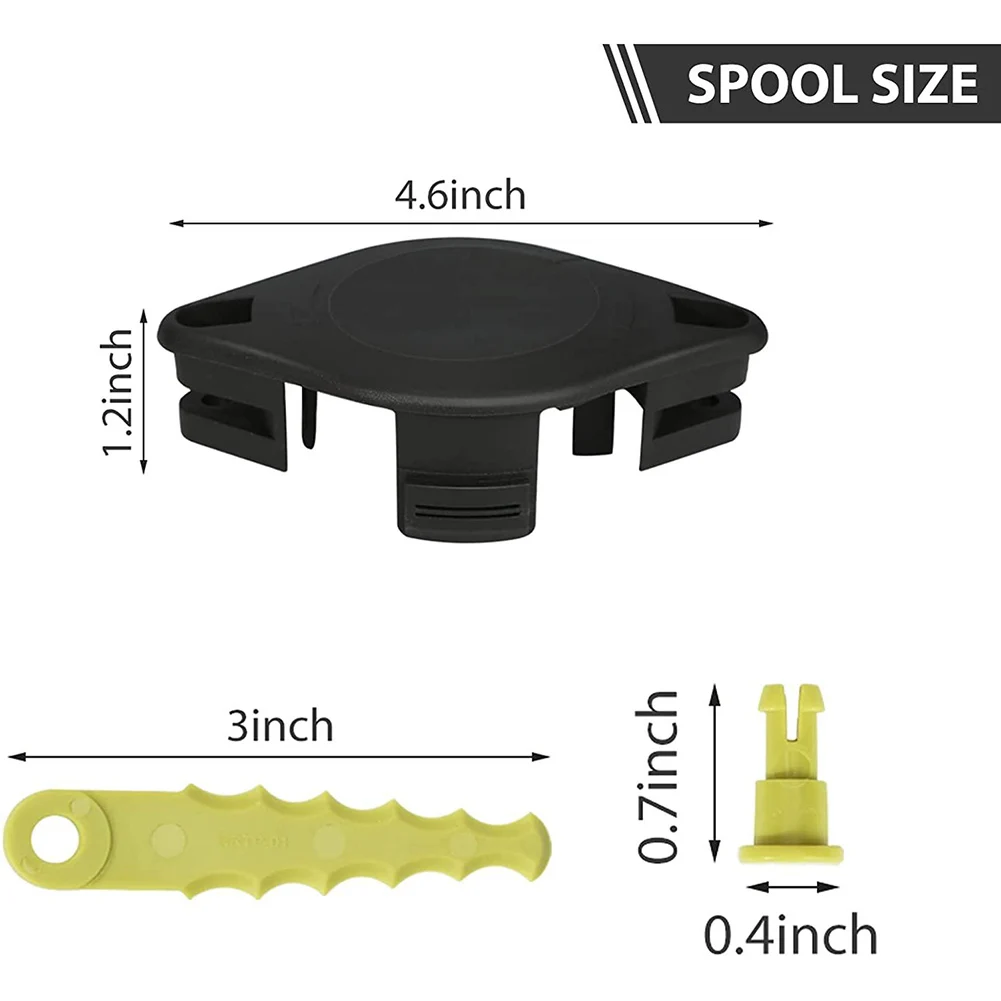 1 Set For Ryobi Trimming Head With Plastic Blade RAC155 Plastic Spare Blade Lawn Mower