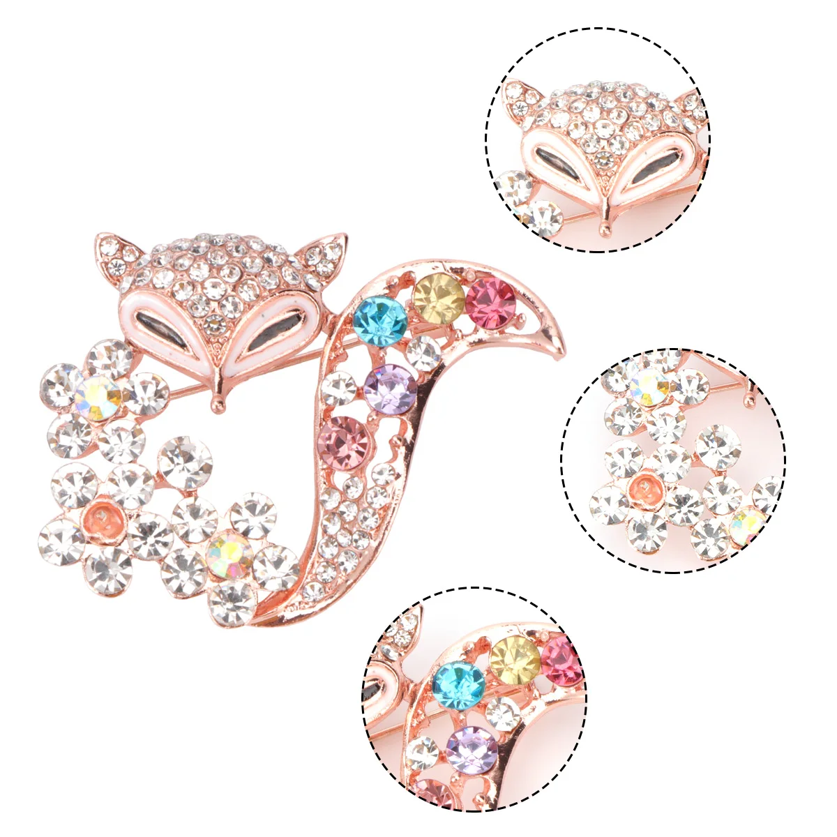 Simple and Stylish Corsage Pin Miss Boutonniere for Men Brooches Alloy Exquisite