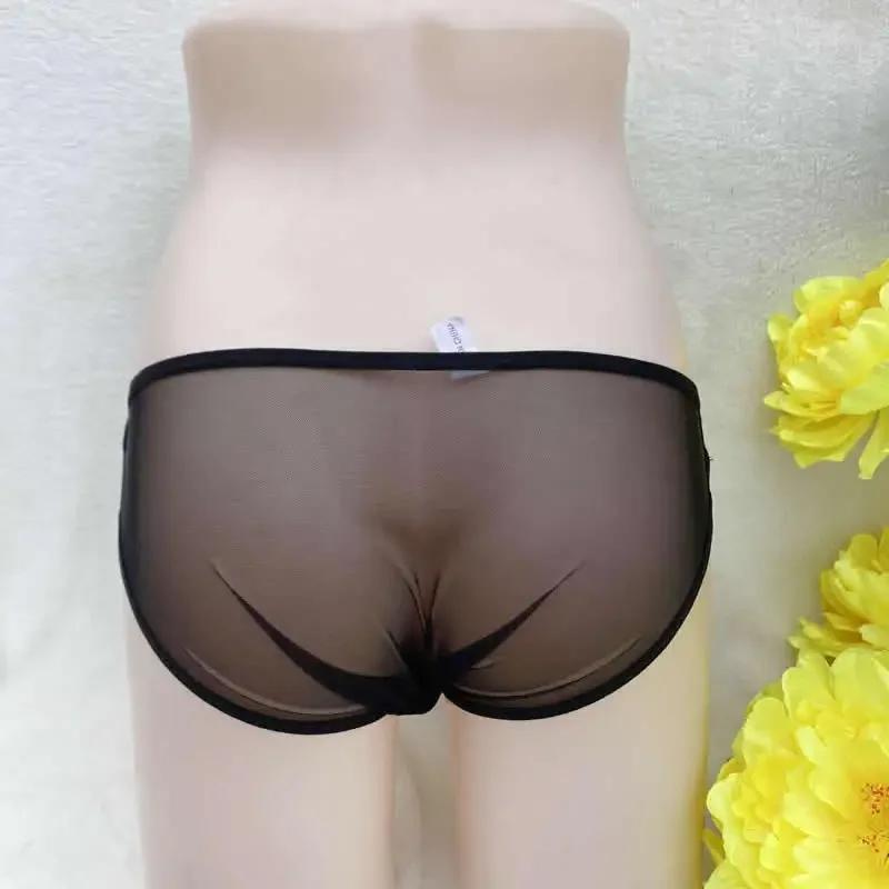 Camel Toe Control Panty Gaff Tucking Panties Butterfly Embroidery Sheer Sissy Lingerie Crossdresser Transgender Drag Queen Brief