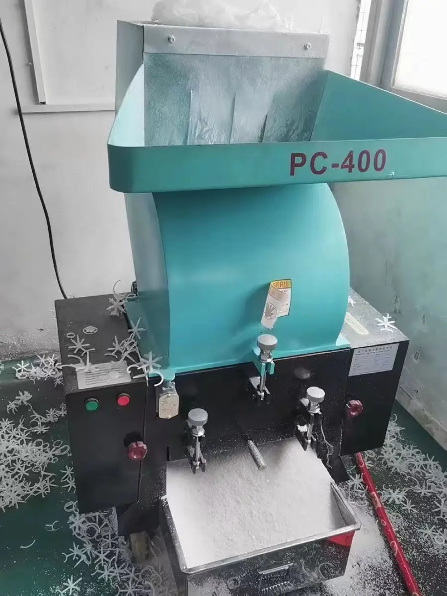 Recycling Rubber Crusher Low Noise Easy to Clean Multi-functional Industrial Particle Plastic Crusher