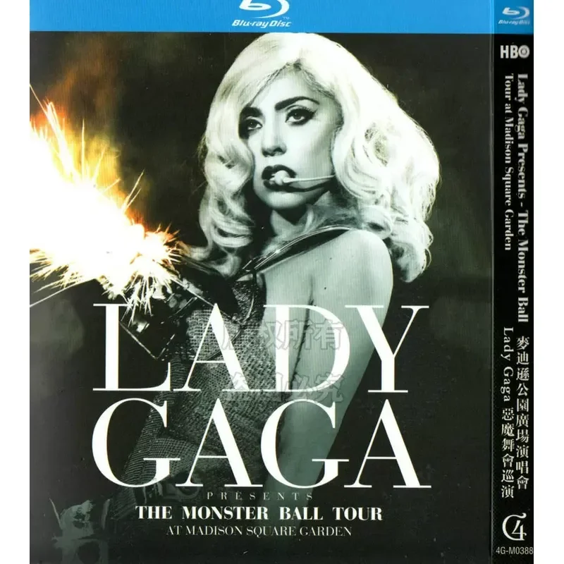 Music Documentary Lady Gaga Devil Ball Tour Madison Square Concert BD Blu-ray 1 Disc