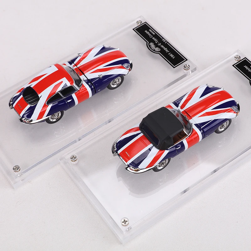 GFCC 1:64 1961 Jaguar E-Type Roadster/Coupe Alloy Model Car view 4