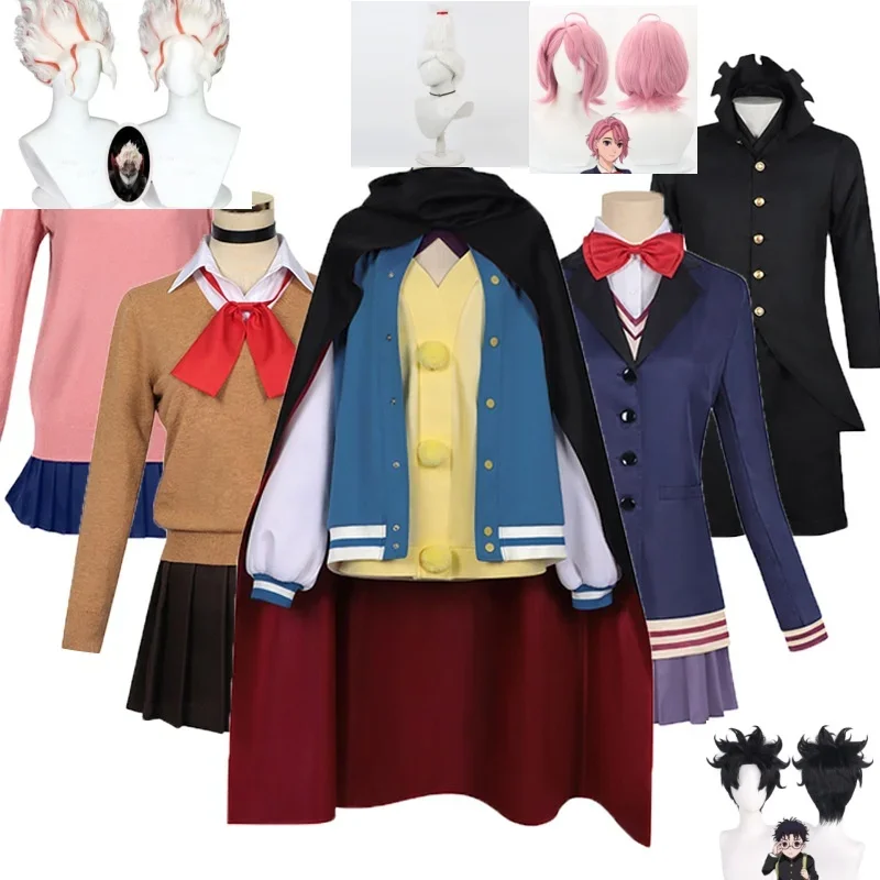 

Anime DanDaDan ダンダダンAyase Seiko Cosplay Costume Dandadan Cloak Baseball Jacket Stage Role Play Costume All Adults and Wigs