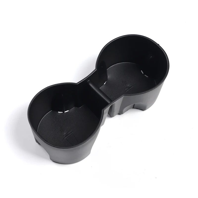 

Water Cup Holder Storage Box for Tesla Model S 2022 models Accessories Cup box Non-slip reduce noise Anti-bump Soft PVC