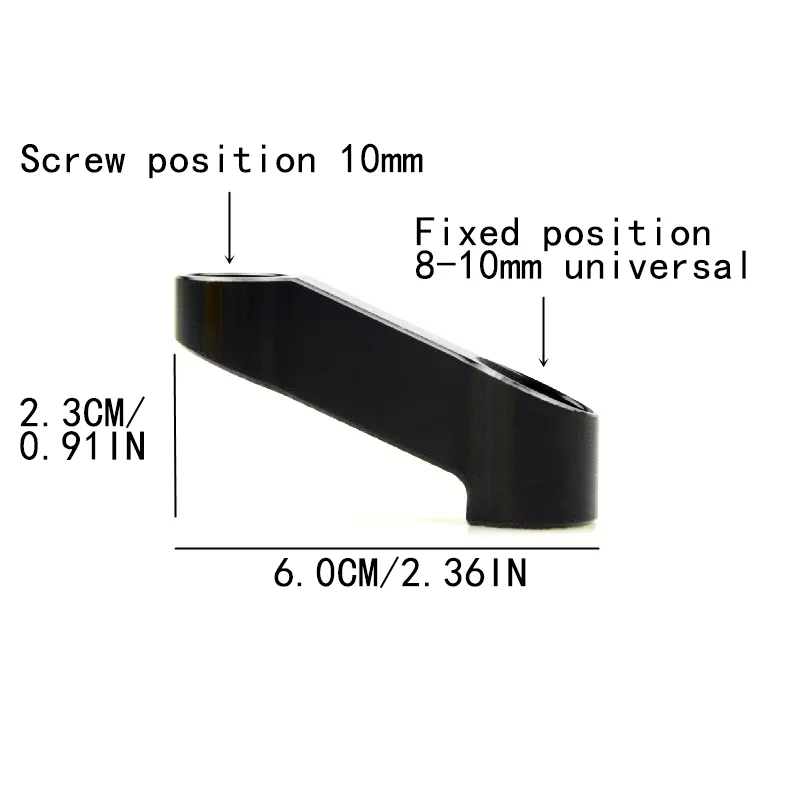 Motorcycle Rearview Mirror Riser Spacers Extension Universal Adapter CNC Aluminum Alloy Base Screw Bracket Motorbike Accessories image 5