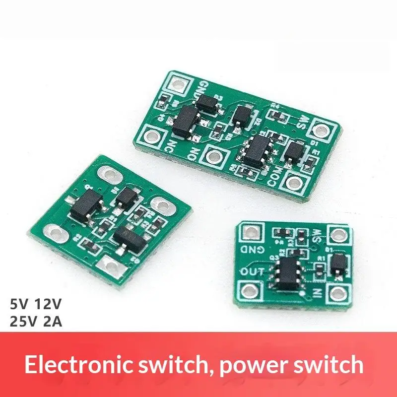Electronic Power Switch Module 5V 12V 25V 2A Trigger Control Board High Speed Switching NO/NO+NC For DIY Electronic Projects