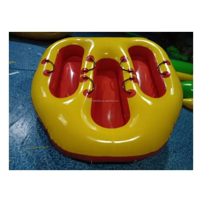 2026 Funny Inflatable Special Towable Flying Fish Sport Games with Best 0.9mm PVC Tarpaulin PLATO Best Quality and Good Price