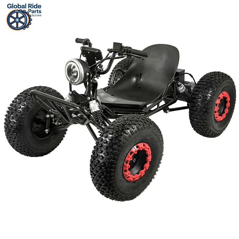 

48V 1200W Electric Off-Road Go Kart, All-Terrain Vehicle with Quick-Detachable Lithium Battery, 40km/h Max Speed