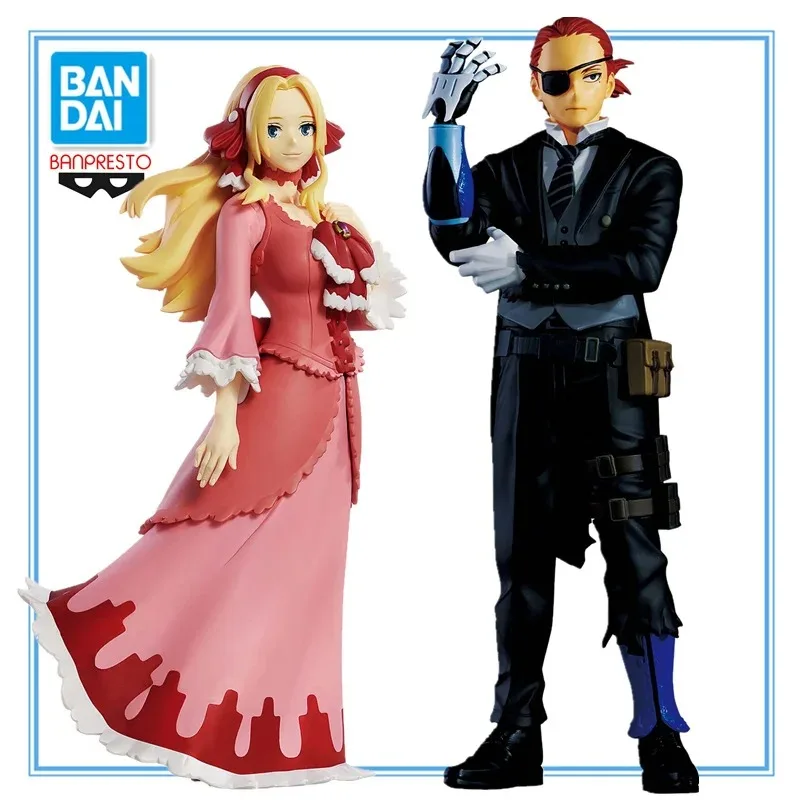 متوفر في المخزون بانداي بانبريستو بطلي الأكاديمية الفيلم جوليو غانديني آنا شيلبينو البلاستيكية أنيمي الشكل عمل أرقام نموذج اللعب #1