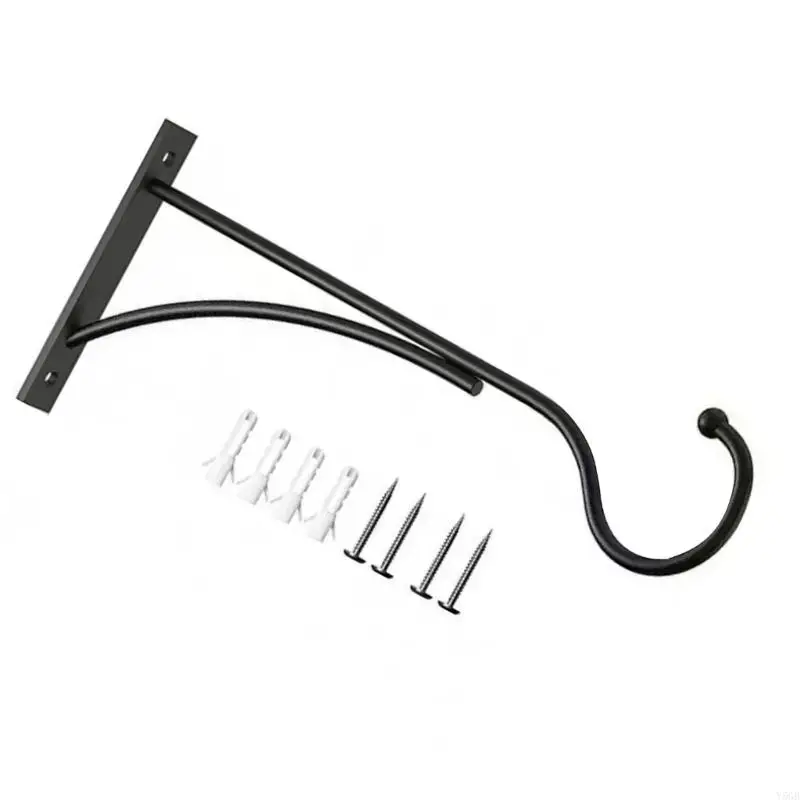 Traditional Black Plant Holder For Outdoor Use Durable Powder completed Design supplements Various deck Styles Y5GB