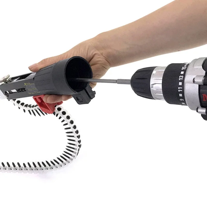 Imagem -04 - Cordless Electric Screwdriver Gun Drywall Screwdriver Power Drill Tools Parafuso Ajustável Comprimento e Profundidade Fácil de Usar Carpintaria