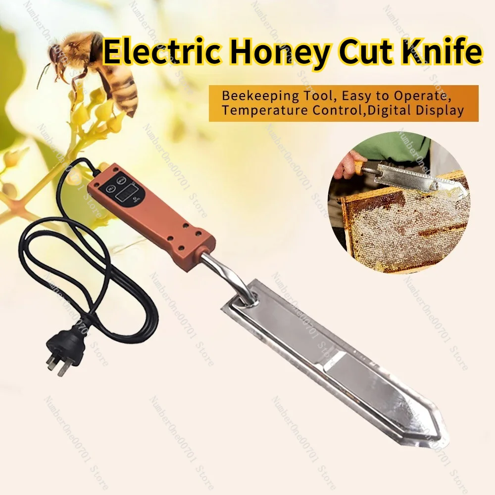 Electric Cutting Honey Uncapping Knife,  Regulator, Temperature Control Extractor,Honey Scraper Cutter, Beekeeping Tools