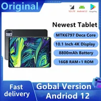 2023 Hot Sale Gobal Version Android Tablet 10.1 Inch Android 12 16GB 1T Deca Core 8+13MP WPS+5G WIFI Bluetooth 8800mAh Laptop