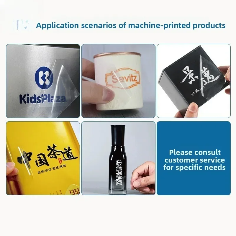 DTF-UV A1 crystal label printer, sticker digital printing notebook sticker printing machine