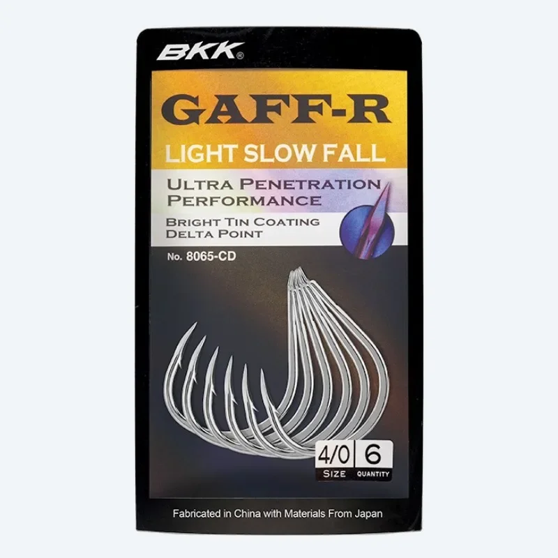 Hameçons de pêche au gabarits avec leurre BKK Gaff-R