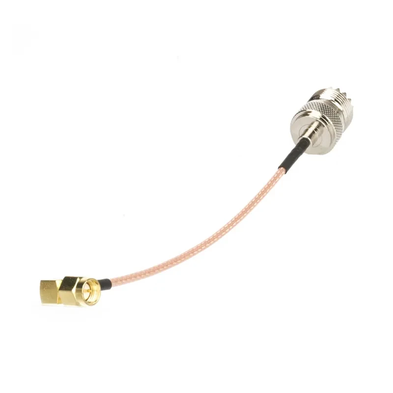 RG316 Coax Cable UHF PL259 SO239 To SMA Male Female Right Anlge Connector UHF To SMA Crimp for Cable Low Loss Fast Delivery RF