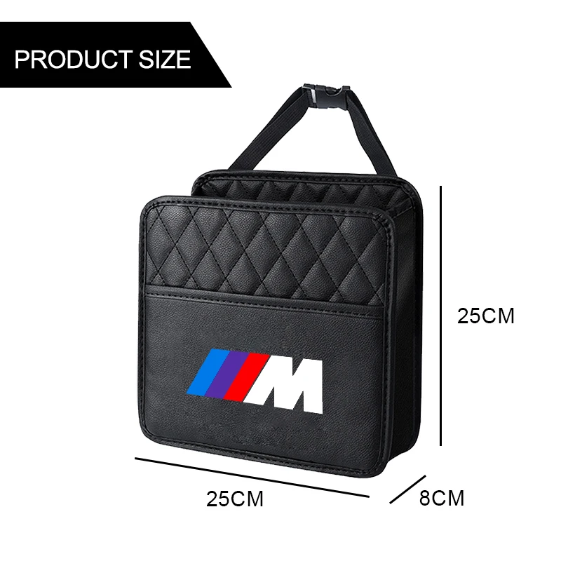 Car Storage Bag Multi-function Seat Back Storage Pocket Suspension For BMW M5 M4 M3 E90 F32 F10 F06 F07 F46 E60 Z4 G20 F15 X3 X5