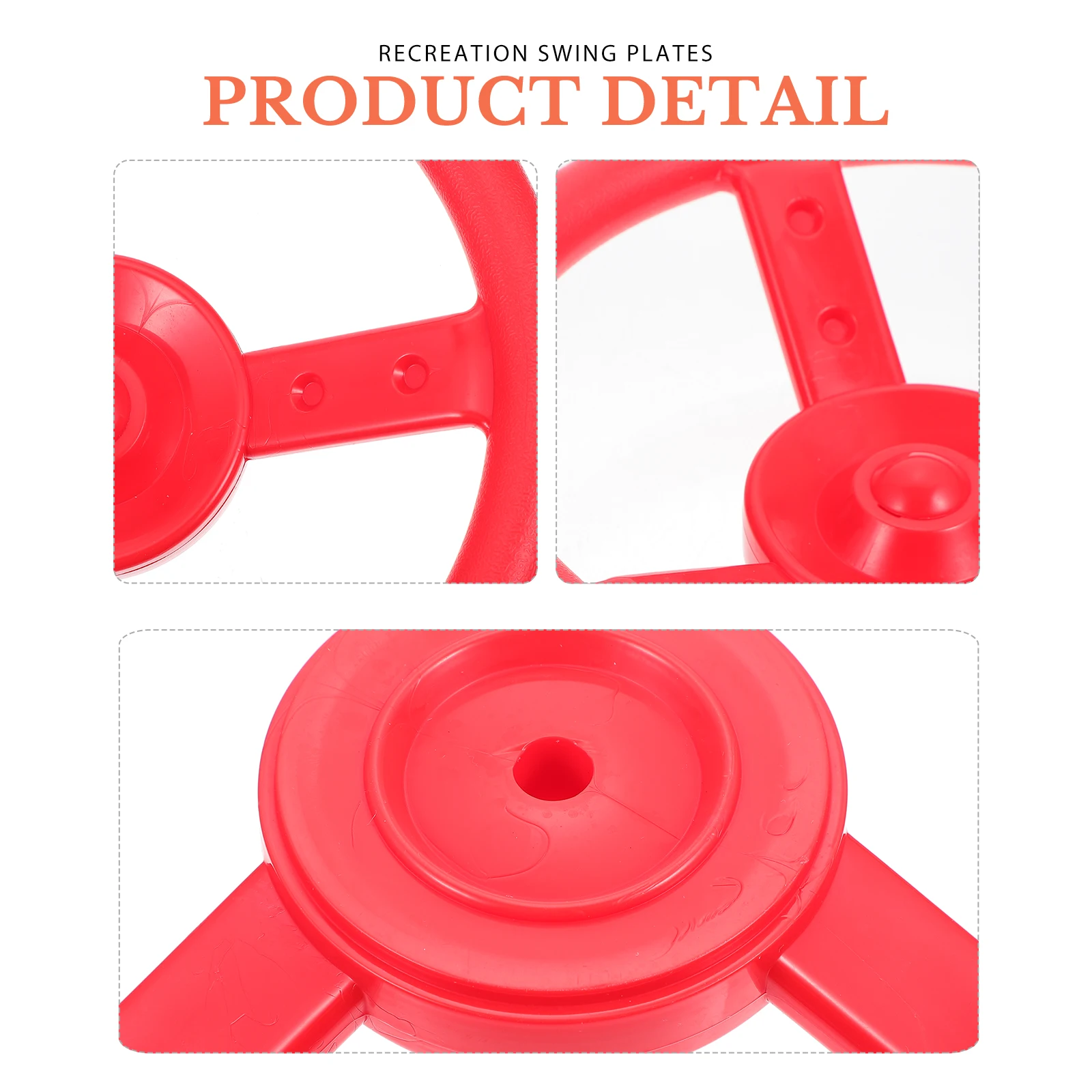 

Plastic Kids Seat Large Round Disk Playground Outdoor Recreation Smooth Finish Kids Game Accessory Playground Equipment
