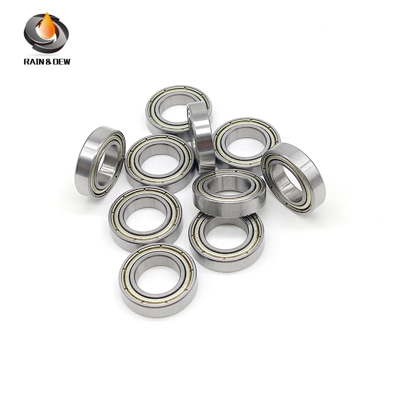 10PCS 6800ZZ 10x19x5 mm Bearing  ABEC-7 Metric Thin Section 6800Z Ball Bearings 6800 ZZ 61800