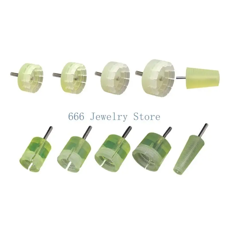 F2TD Easy to Use Jewelry Polishing Aid Cone Shaped Silicone Fixing for Rings Bracelet Gemstones Processing Tool