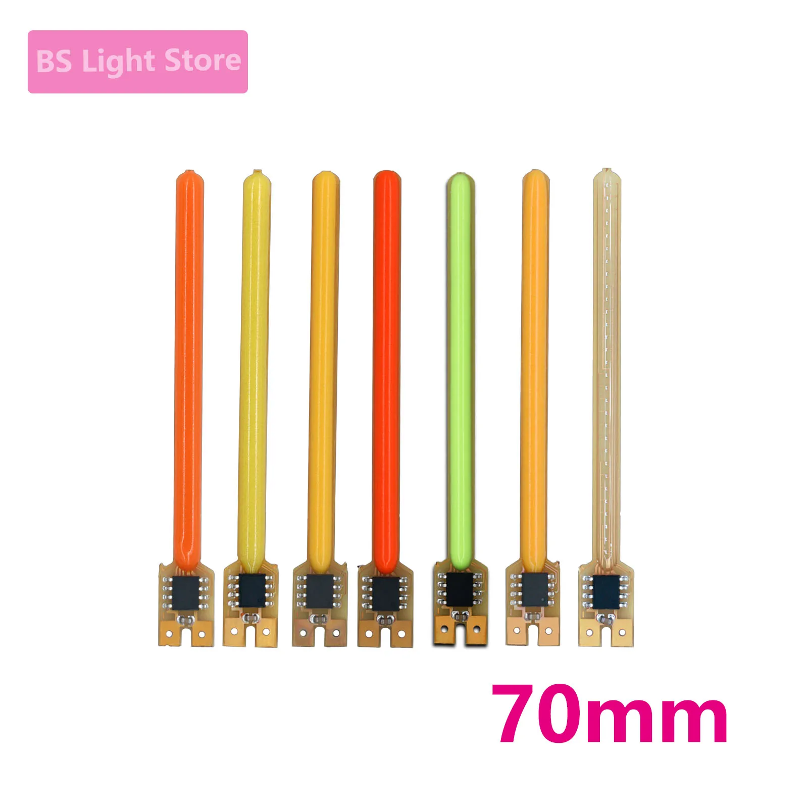 3v 5v 70mm Cob Meteor Shower Flowing Water Lamp S14 Caliber Led Filament Christmas Light String Parts Light Accessories Diodes