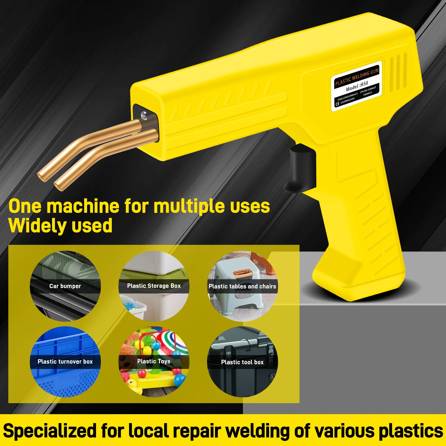 Plastic Welder Welding Machine Car Bumper Soldering Gun 4 Types Staples for Bumper/Kayak/Plastic Product Repairs