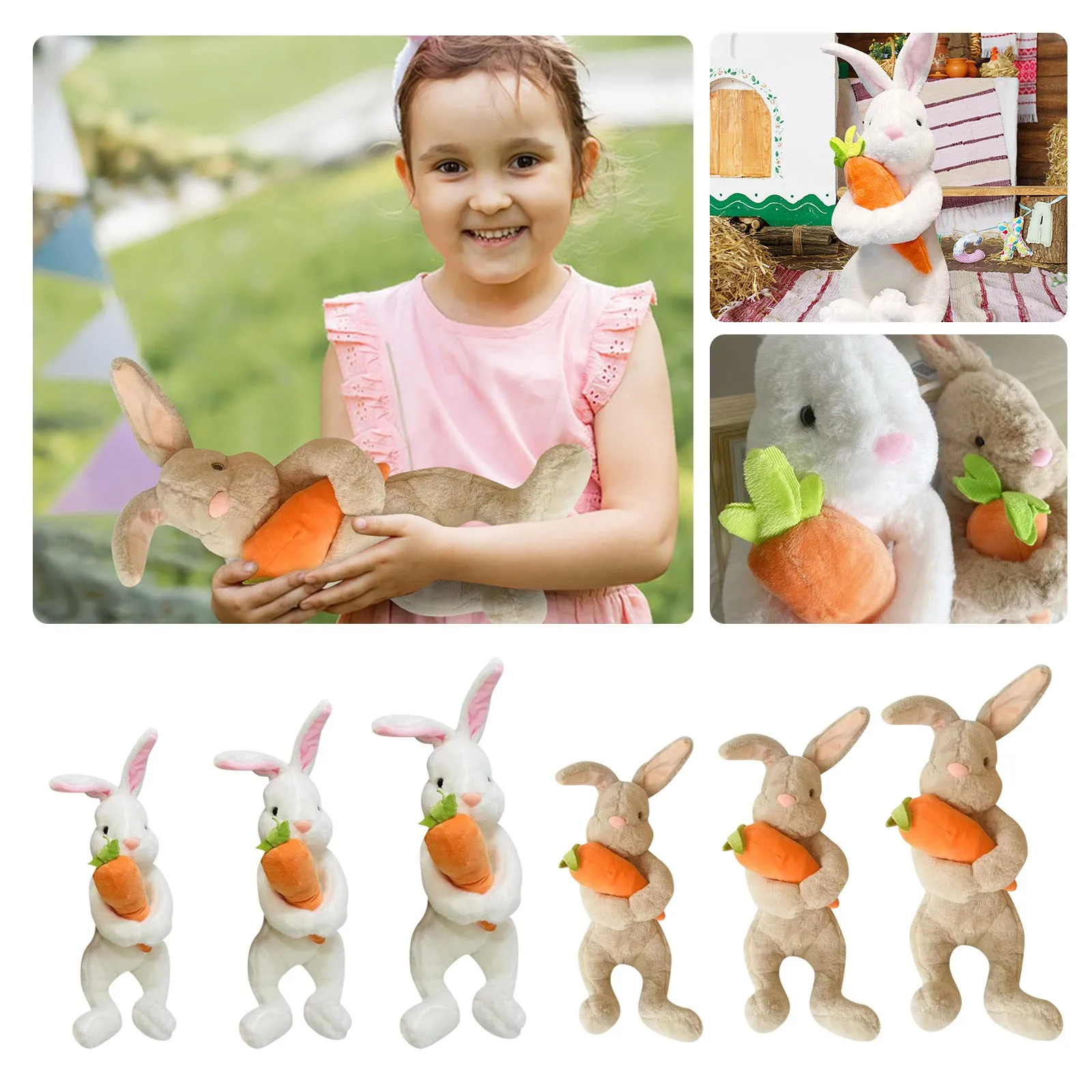 

Lovelorn Dolls Easter Bunny Stuffed Animal For Kids Easter Bunny h Rabbit Doll Bunny Hugging Carrot h 1000 Amp Speaker