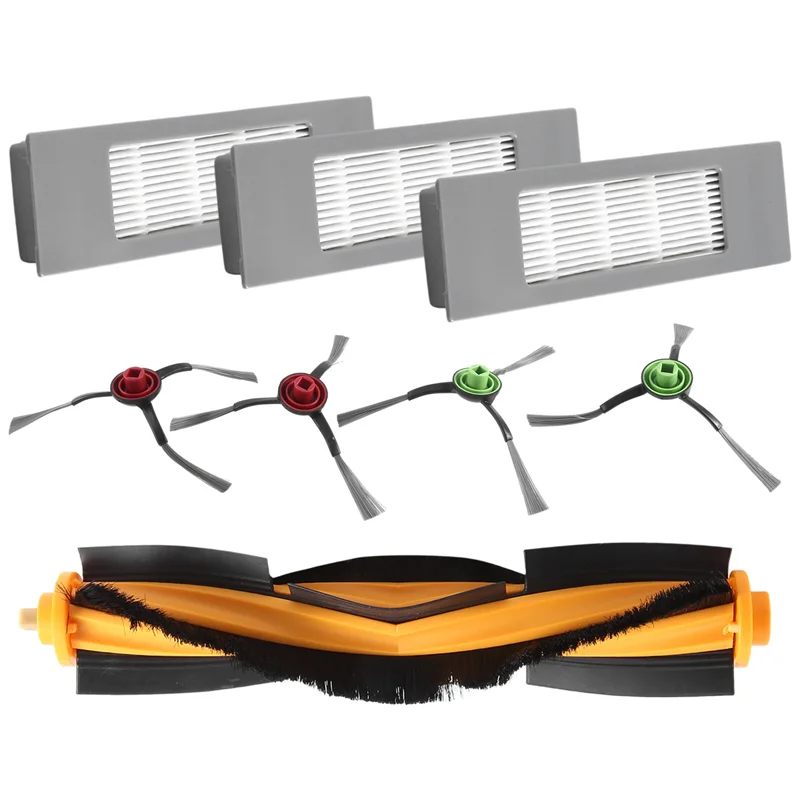 ABKR-قطع غيار لـ Ecovacs Deebot OZMO 920/950/T5/T8/T8 AIVI/ N8 Pro + مكنسة كهربائية روبوتية فرش فلتر Hepa