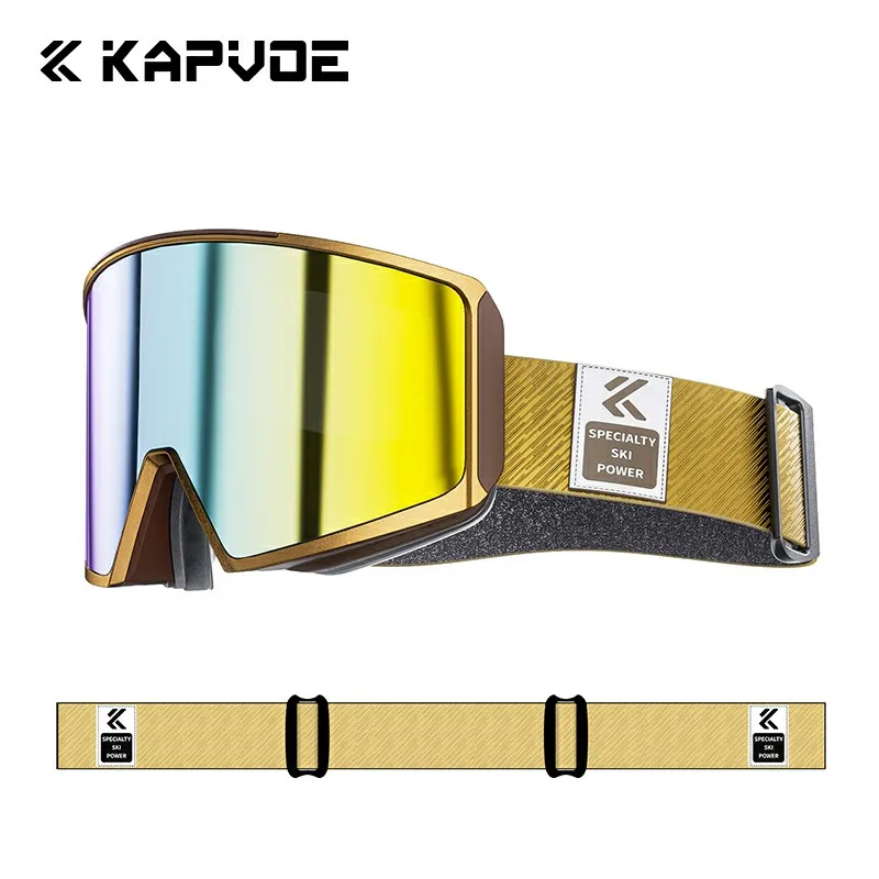 KAPVOE Ski Goggles Anti-fog Skiing Skating Eyewear Snowmobile Snowboard Winter Ski goggles Outdoor Sports skiing Accessories