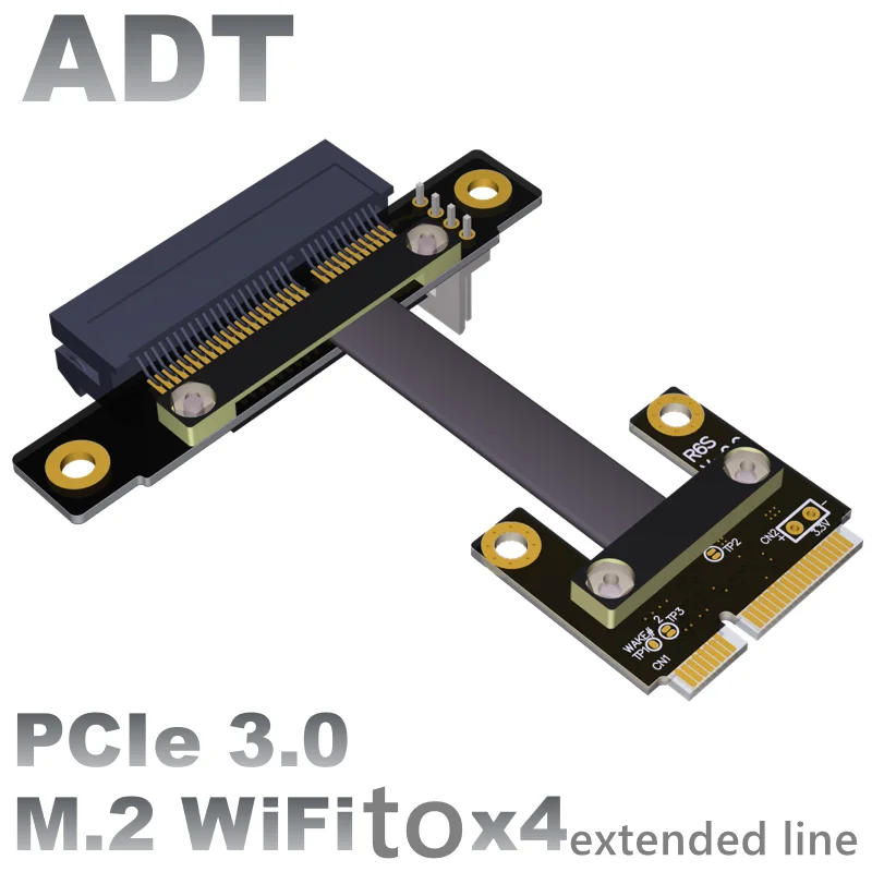 

MPCIe WiFi wireless network card interface extension cable is transferred to PCI-E x4 Speed bandwidth PCIe 3.0x1 gen3 8G/bps