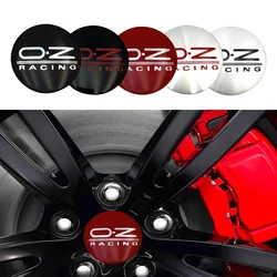 56MM Aluminum O.Z OZ Racing Car Logo Wheel Center Cap Rim Badge Cover Decal Auto Modified Emblem Sticker Accessories