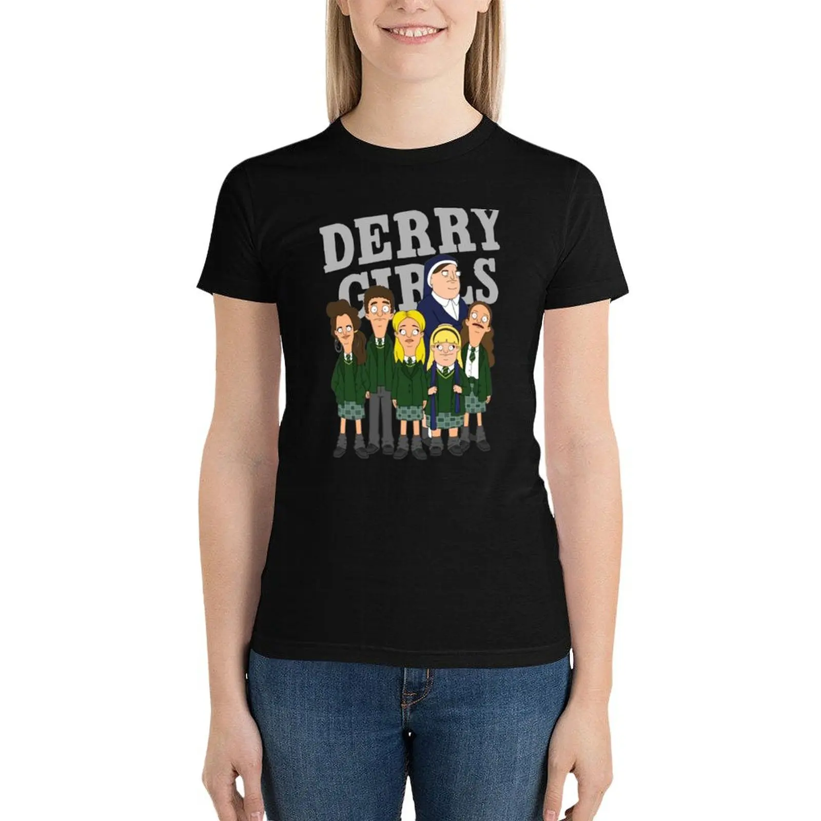 

Derry Girls T-Shirt Female clothing animal print shirt for girls T-shirts for Women