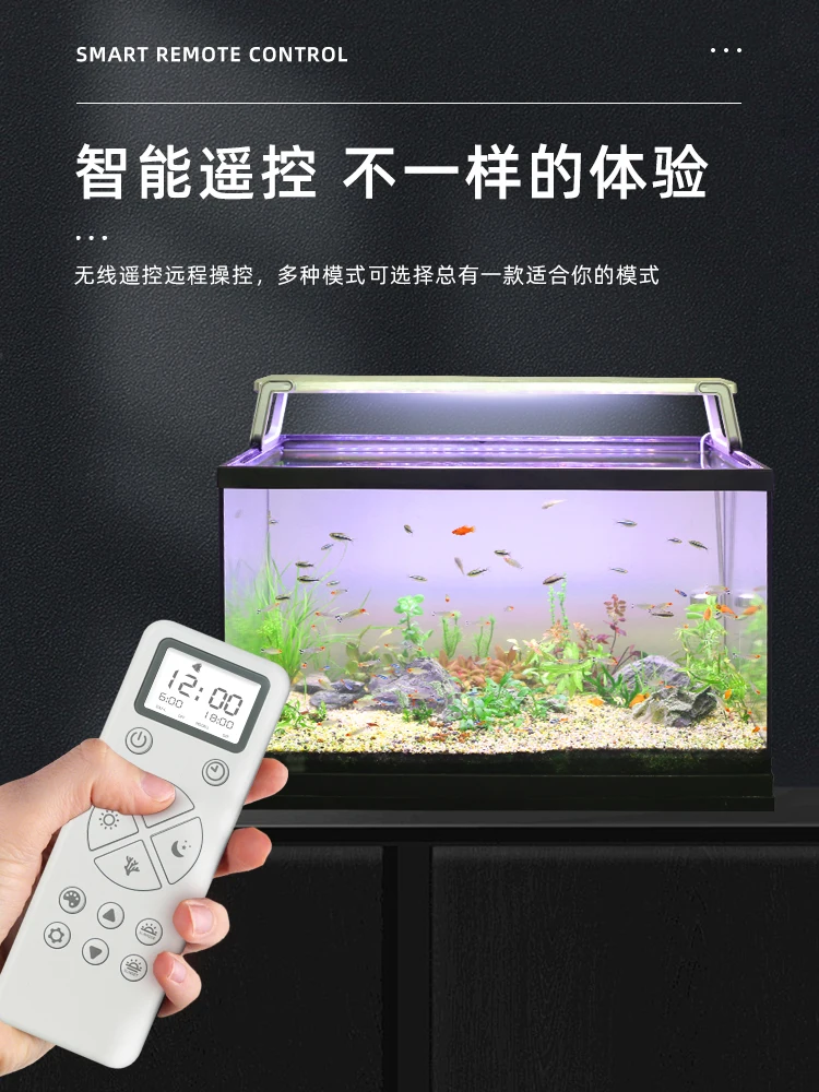 Lumière LED étanche pour aquarium, plante aquatique, spectre complet, réservoir d'herbe étanche, flux d'irradiation d'algues