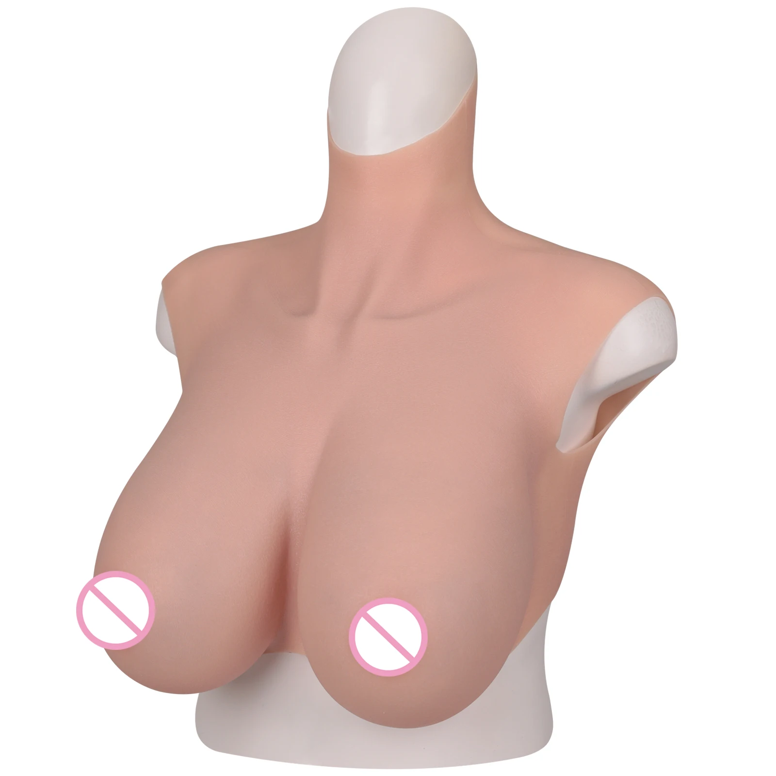 Eyung Silicone XXL-R Cup Artificial Breast 70-110kg Suitable Silicone Tits Fake Breast Forms False Boobs Crossdresser Shemale