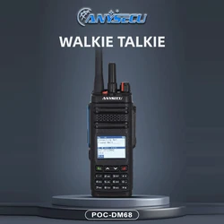 ANYSECU DMR Walkie Talkie POC-DM68 DMR Smartphone UHF or VHF Waterproof Rugged PoC Network Handheld Radio DM-68