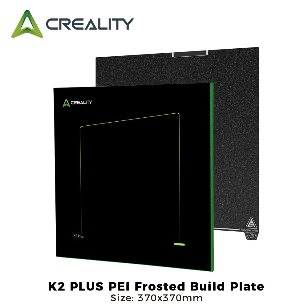 

Creality K2 Plus PEI матовая рабочая пластина K2 Plus платформа для печати аксессуары для 3D-принтеров PEI порошковое покрытие 370x370 мм