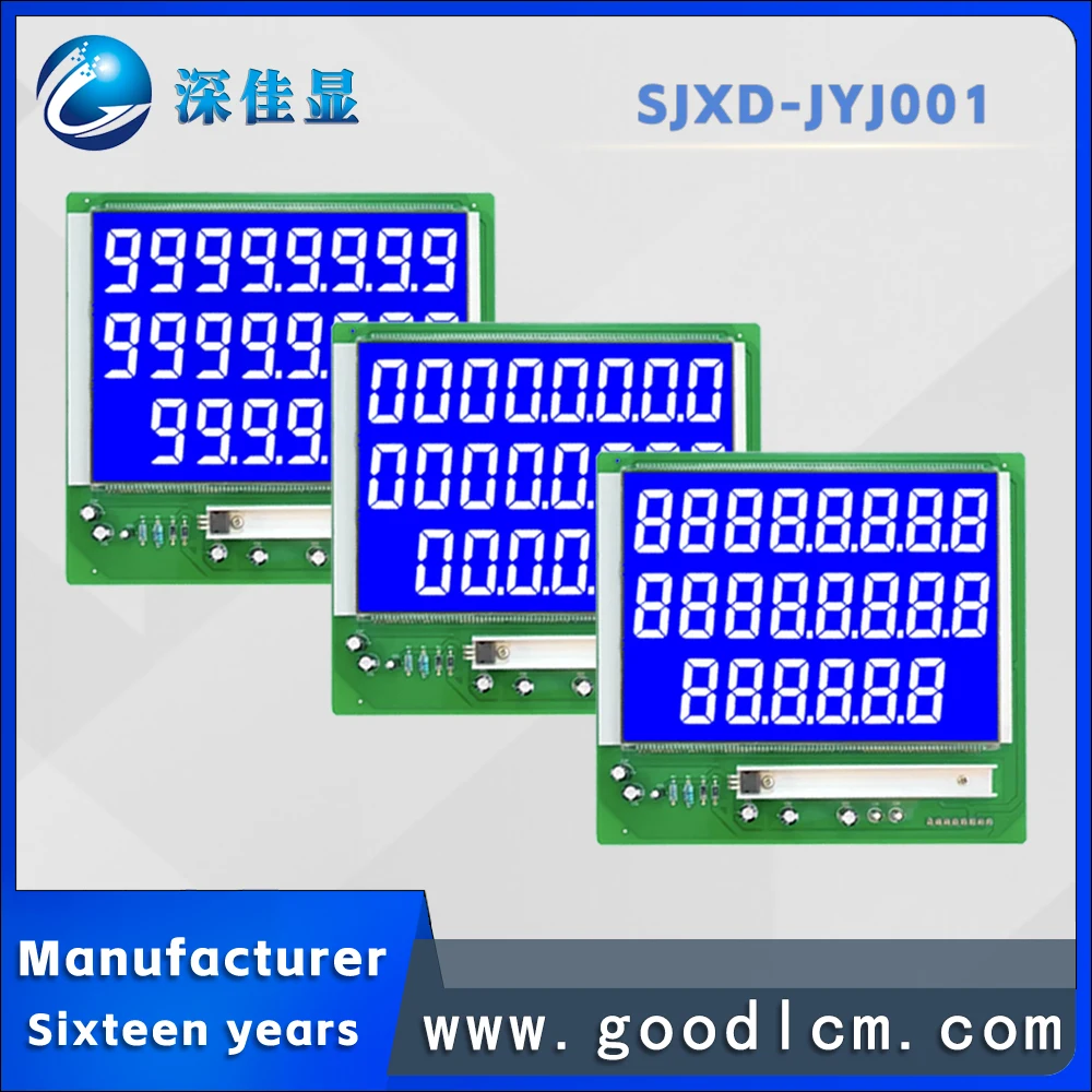 

Custom Segment Fuel Dispenser Specific LCD Display Cheap Price HTN negative 5v lcd 7 monochrome segment lcd display