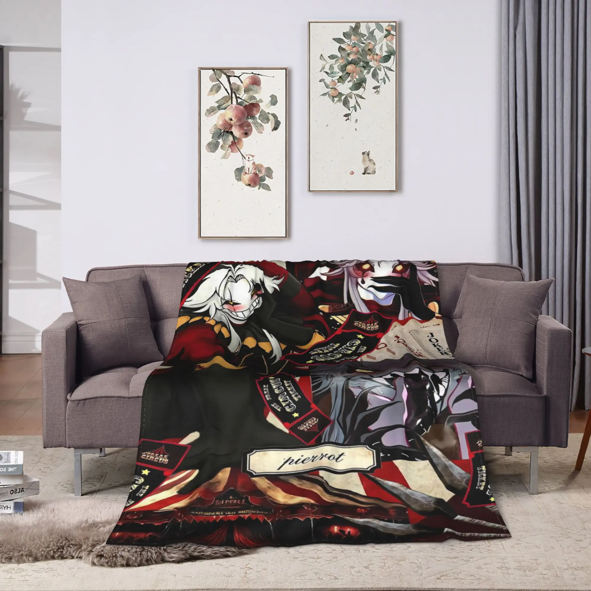 The Freak Circus Blanket  Airplane Travel Flannel Throw Blanket For Living Room Super Warm Design Quality Bedspread Gift