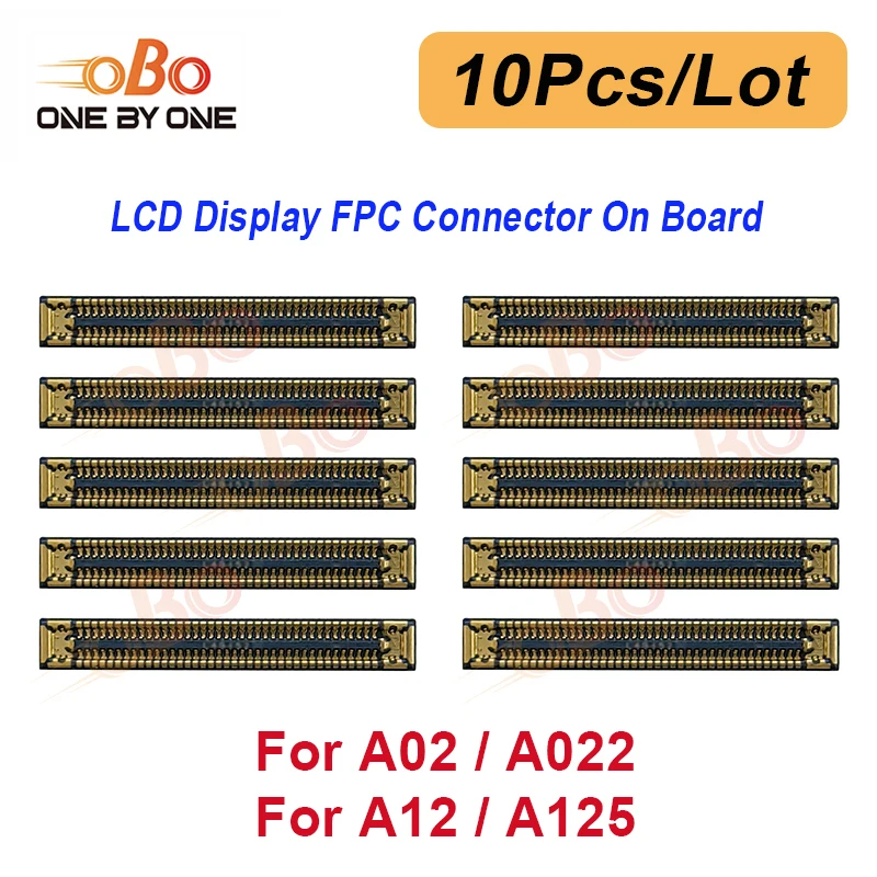 10Pcs LCD Display FPC Connector On Board Motherboard For Samsung A12 A22 A32 A42 A52 A13 A23 A33 A53 A73 4G 5G LCD FPC Connector image 2