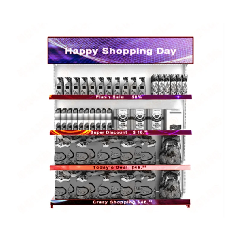 latest products in market led bottle display wall shelf