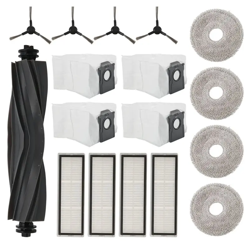 

ABWR-For Dreame Bot L10s Plus Replacement Parts Accessories Main Side Brush Hepa Filter Mop Cloth Dust Bag