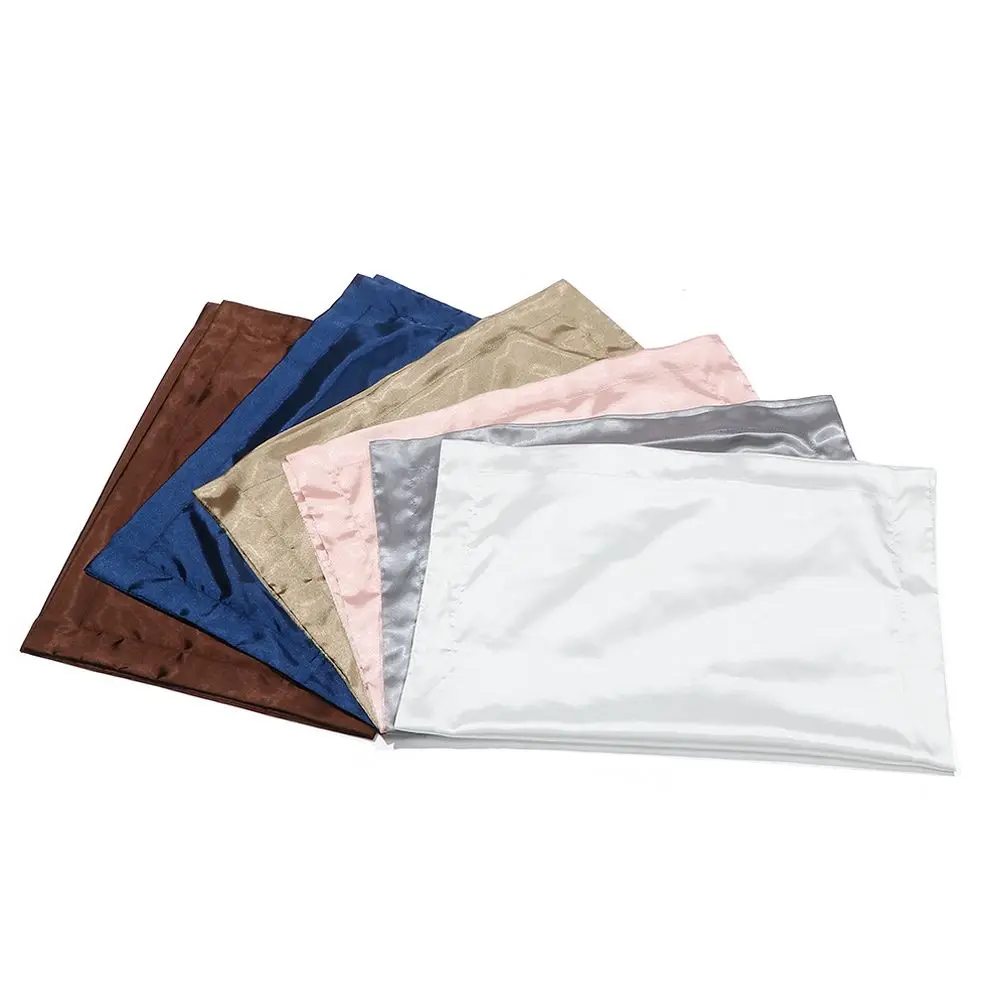 Anti-wrinkle Home Decor Skin-friendly Pillowcase Pillow Case  Silk Pillowslip Pillows Cover